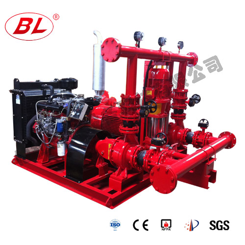 雙動力柴油機消防泵組